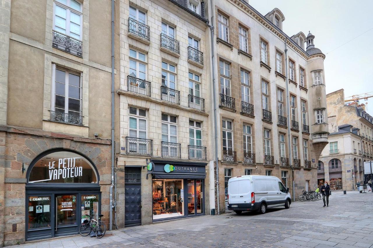 Appartamento Le Trianon, Confort Et Calme En Hypercentre Rennes Esterno foto